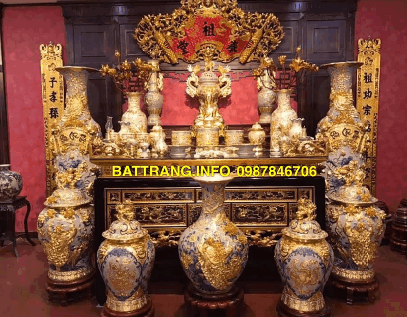 Đồ thờ Bát Tràng Battrang.info