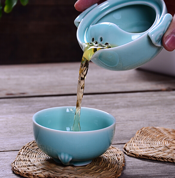 bộ trà độc ẩm men ngọc