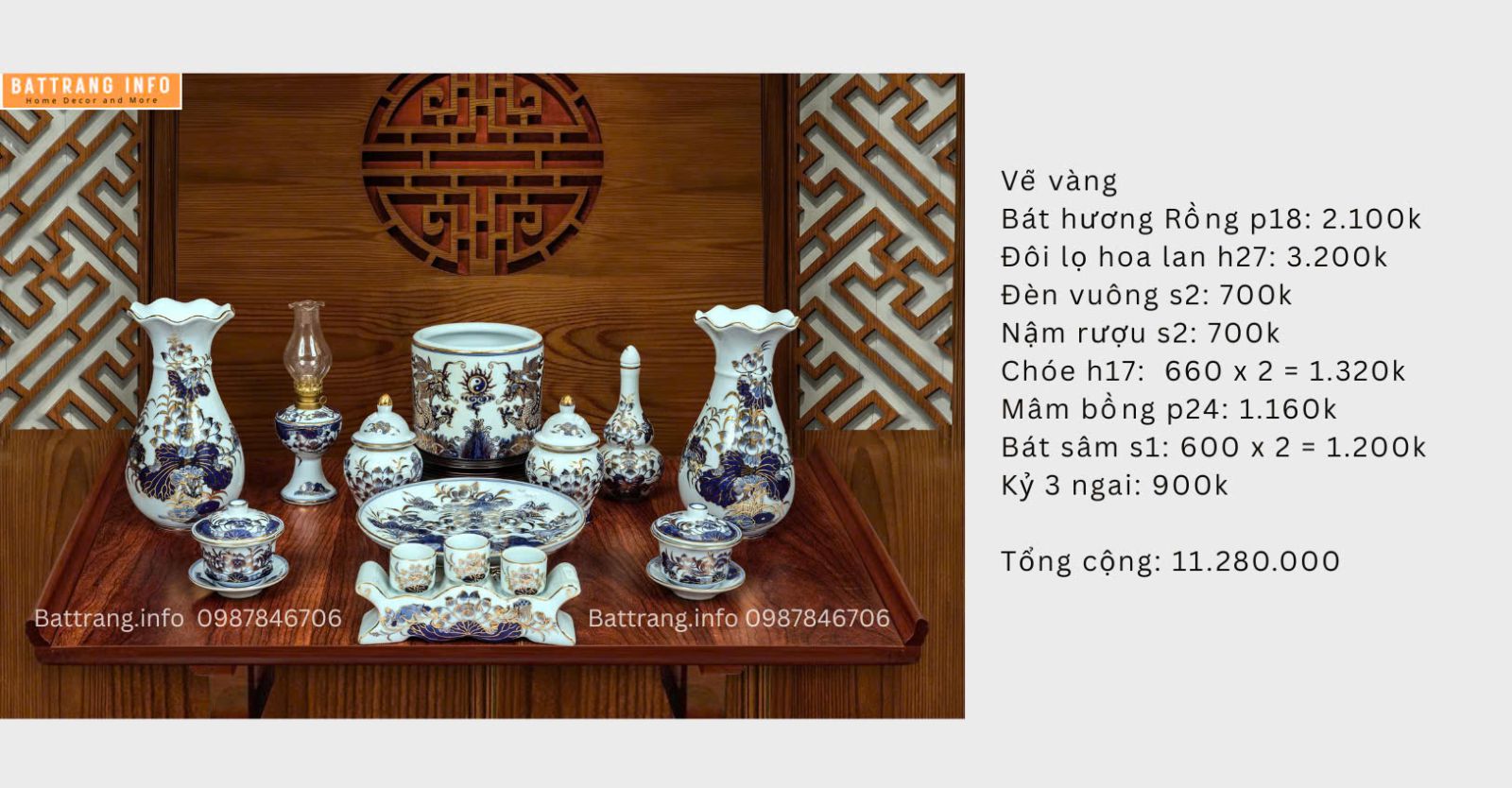 Hành trình tạo ra một bộ đồ thờ Bát Tràng — Từ đất sét thô đến bàn thờ gia tiên | Battrang.info