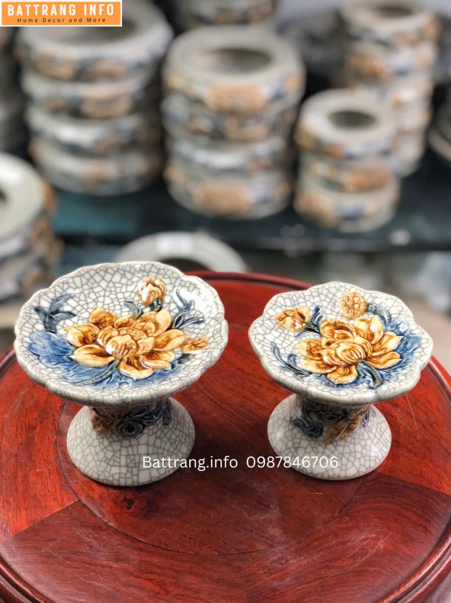 CHÂN NẾN RẠN S3 - HOA SEN