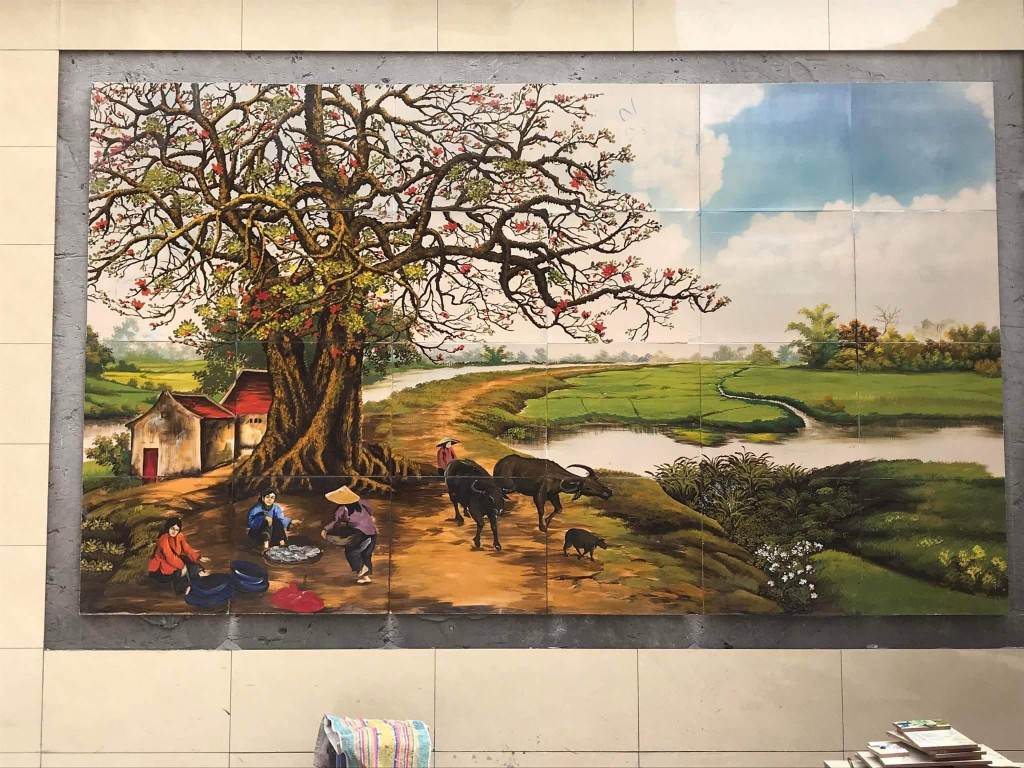 Xưởng Tranh Gốm Bát Tràng – Nhận Làm Tranh Gốm Theo Yêu Cầu, Miễn Phí Thiết Kế Market