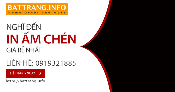 ấm chén in logo bat trang