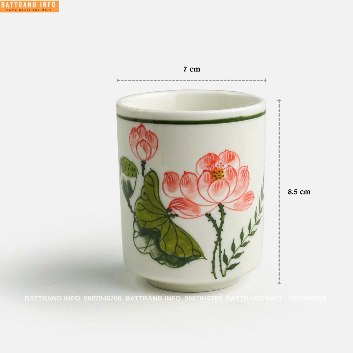 Cốc Nước Sen Hồng