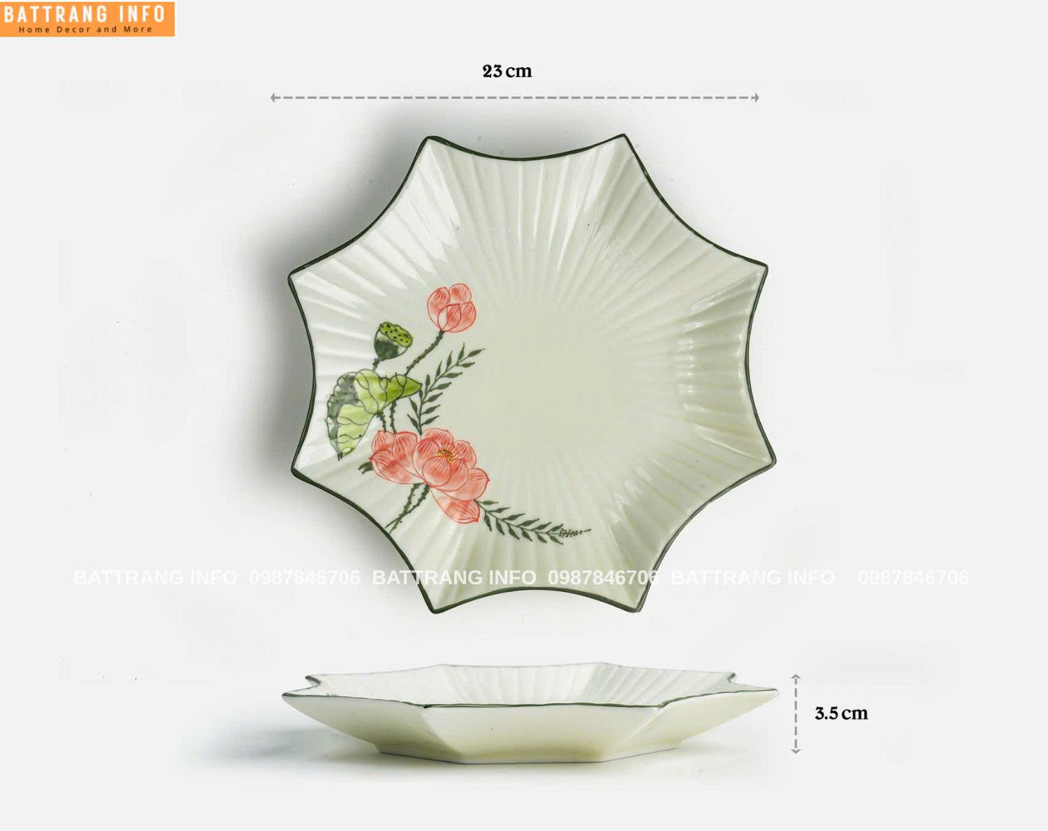 Đĩa Sao Sen Hồng S1