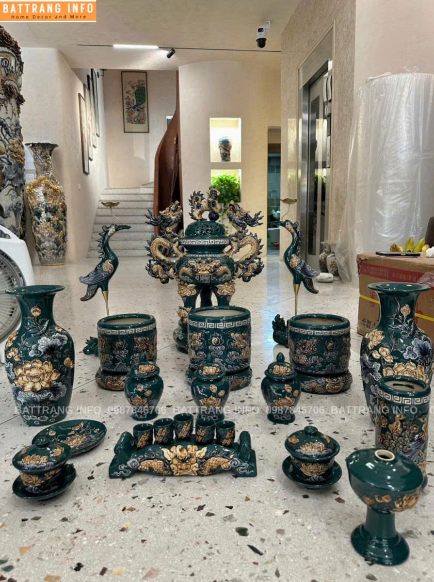 Mẫu Đồ Thờ Thần Tài Bát Tràng