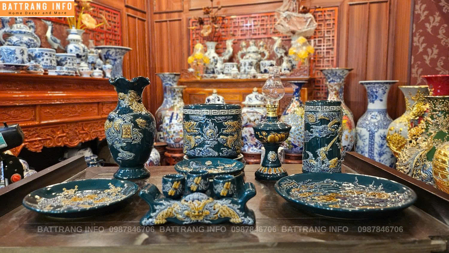 Mẫu Đồ Thờ Thần Tài Bát Tràng