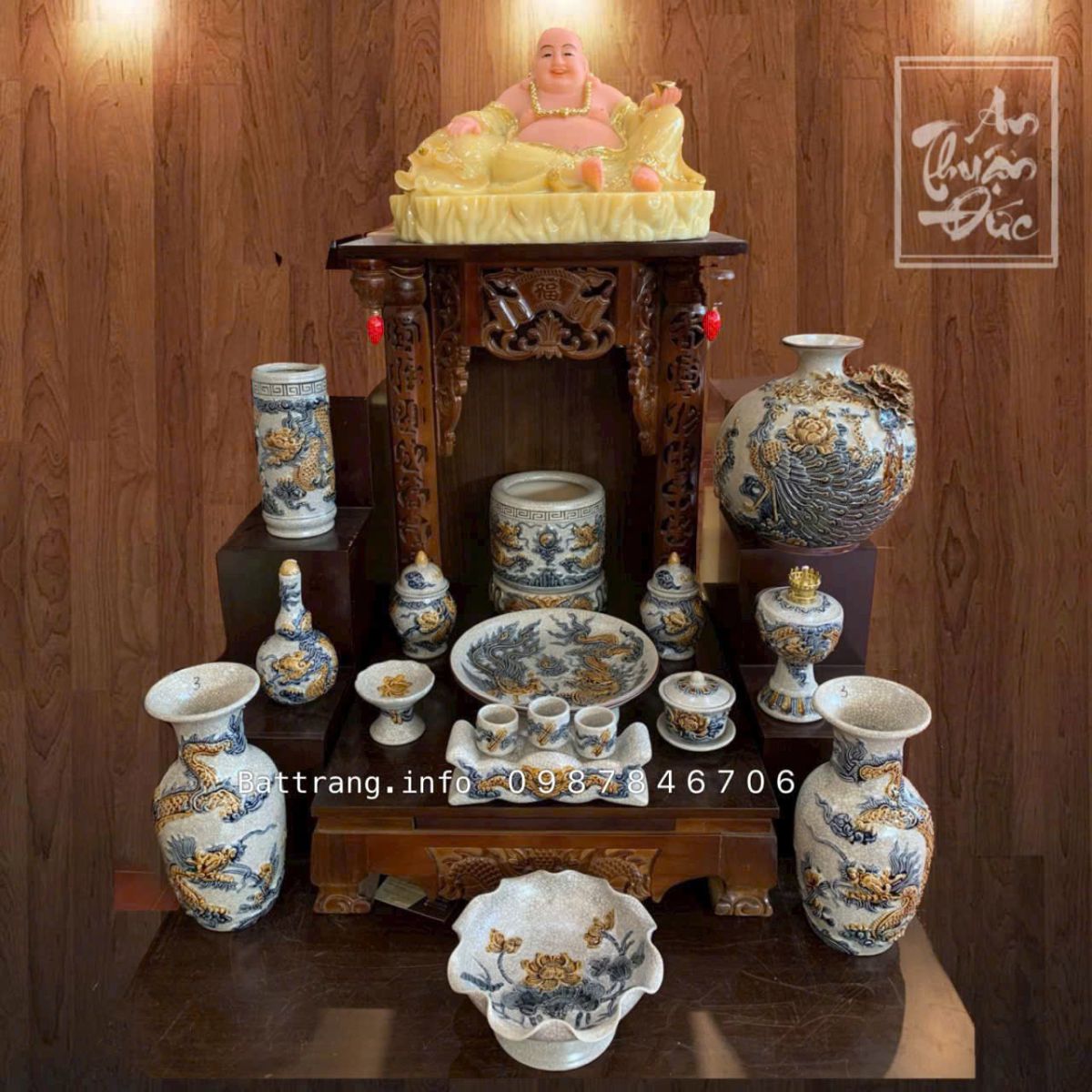 Mẫu Đồ Thờ Thần Tài Bát Tràng
