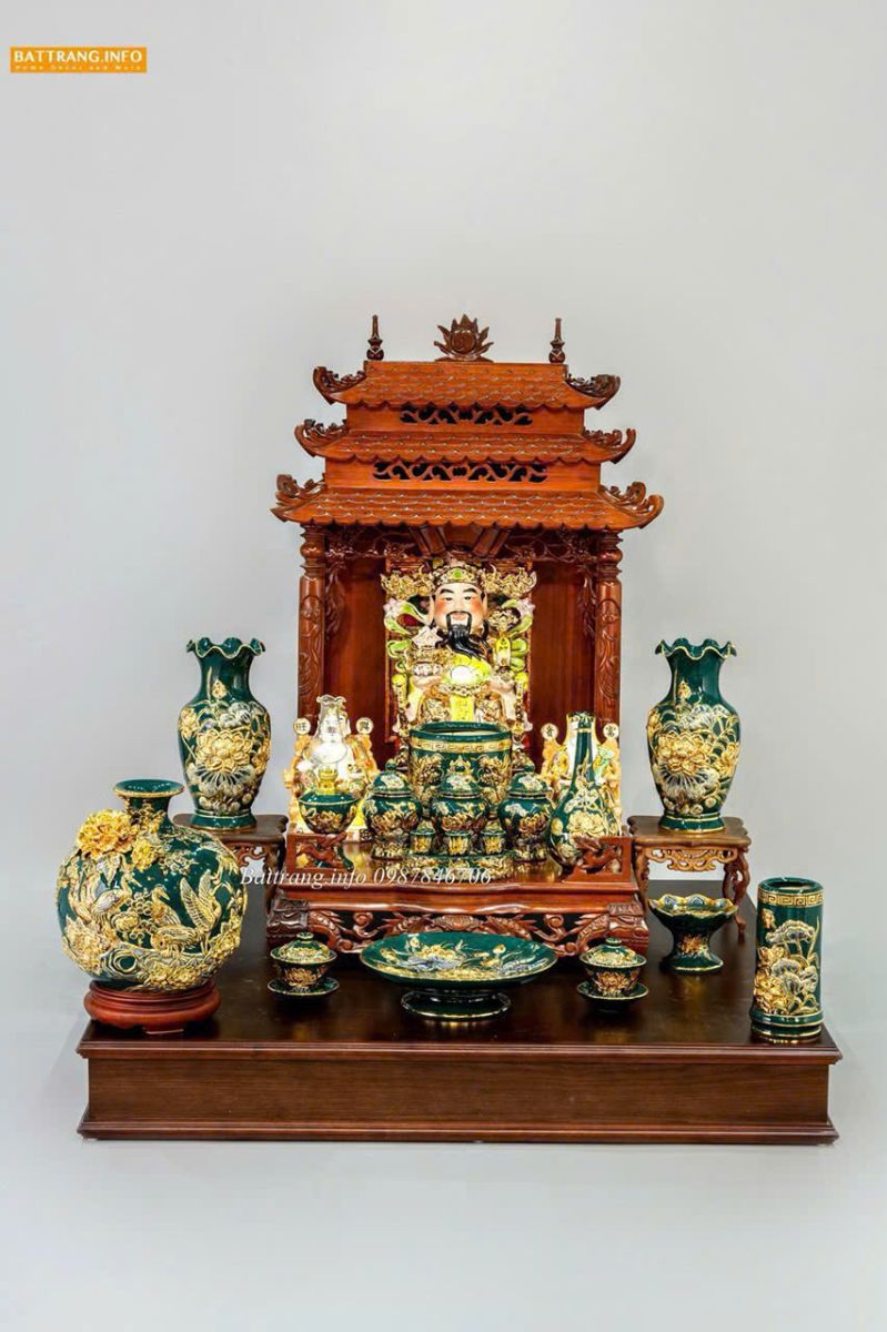 Mẫu Đồ Thờ Thần Tài Bát Tràng