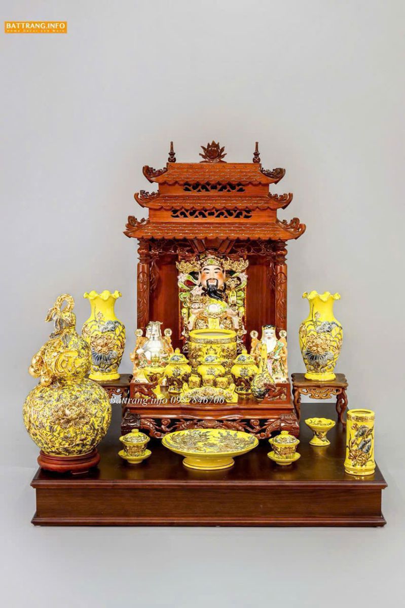Mẫu Đồ Thờ Thần Tài Bát Tràng