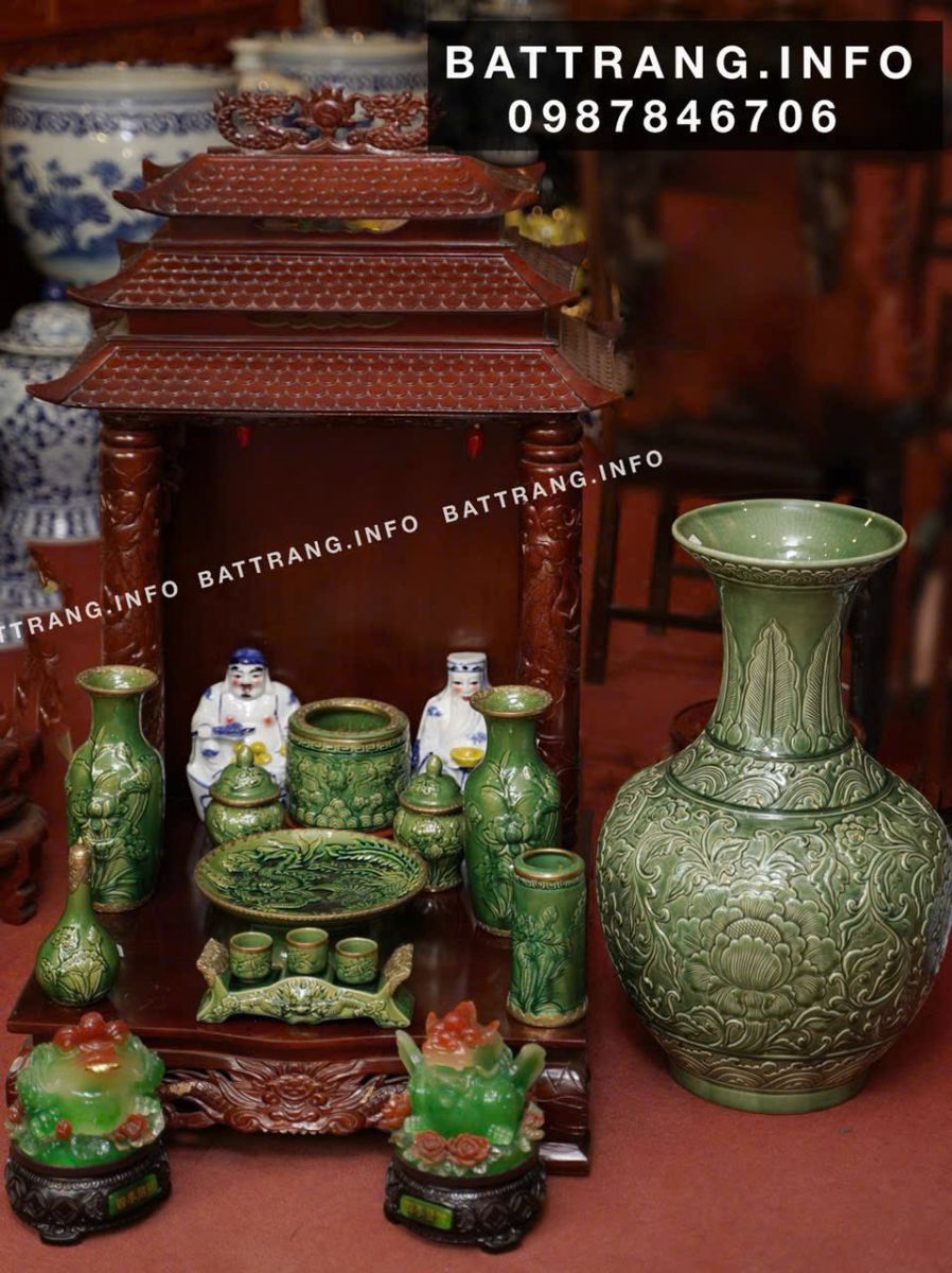 Mẫu Đồ Thờ Thần Tài Bát Tràng