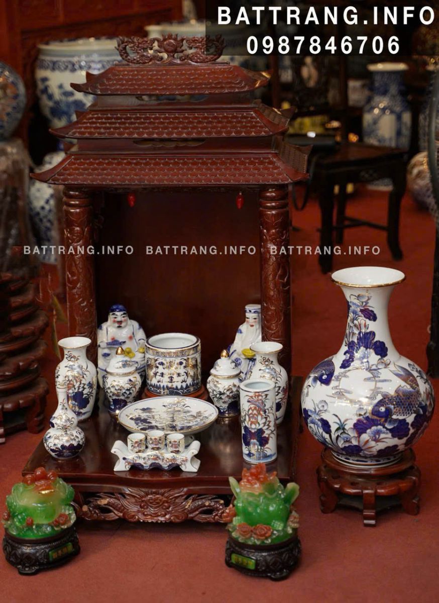 Mẫu Đồ Thờ Thần Tài Bát Tràng
