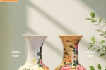 Lọ Hoa Vẽ Tay Cao Cấp Bát Tràng
