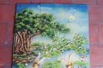 Tranh Gốm Ghép Mảnh Trang Trí Sân Vườn Cao Cấp Bát Tràng