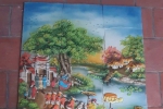 Tranh Gốm Ghép Mảnh Trang Trí Sân Vườn Cao Cấp Bát Tràng